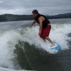 IMAGE: Fred Wakesurfing
