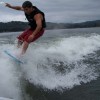 IMAGE: Fred Wakesurfing
