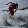 IMAGE: Fred Wakesurfing